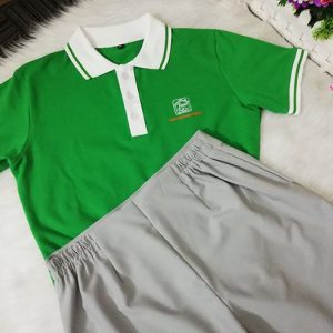 Áo thun và váy đồng phục giáo viên mầm non tư thục Sơn Ca 05