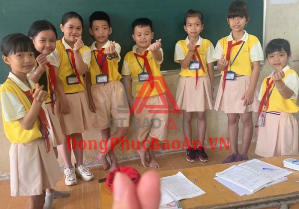 Mẫu Đồng Phục Học Sinh Trường Tiểu Học Phú Hữu 3 Theo Yêu Cầu TPHCM