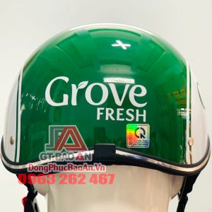 Xưởng đặt làm nón bảo hiểm in logo theo yêu cầu TPHCM – Mũ bảo hiểm quảng cáo giá rẻ của Công ty Grove Fresh