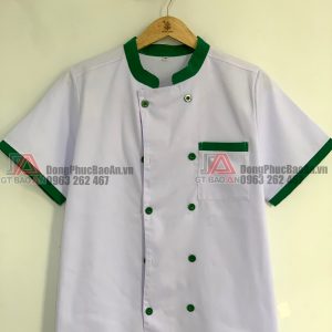Các mẫu áo bếp đồng phục nhà hàng màu trắng mới nhất giá tốt nhất tại TPHCM